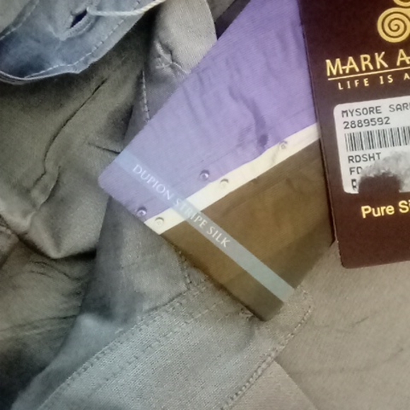 Mark Anderson 100% Pure Dupion Stripe Silk. - Picture 8 of 8